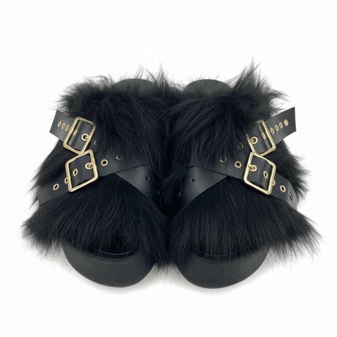 Gateless 게이트리스 퍼 플랫폼 슬리퍼 상품이미지1