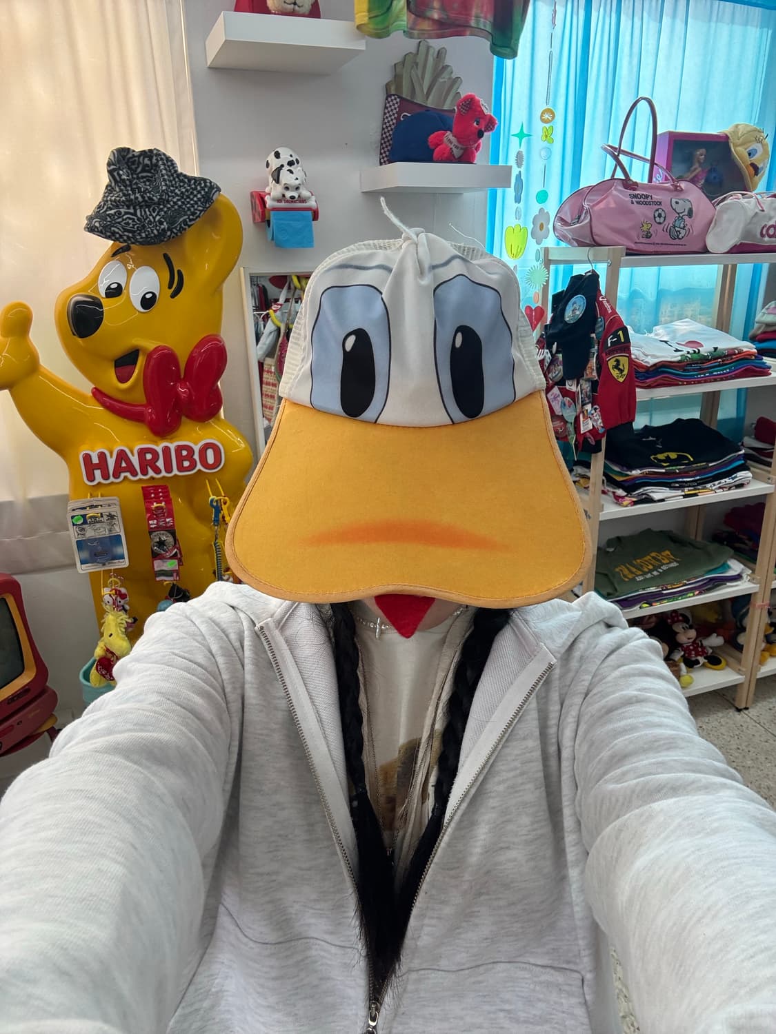 90s Disney Donald Duck Longbill Cap 상품이미지5