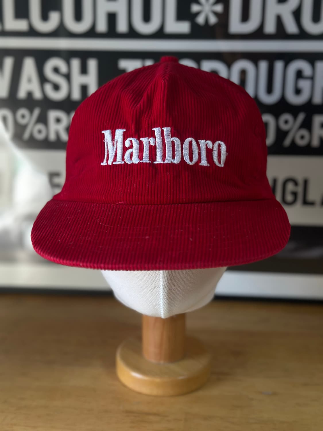 90s Marlboro 빈티지 밀보로 코듀로이 모자 상품이미지1