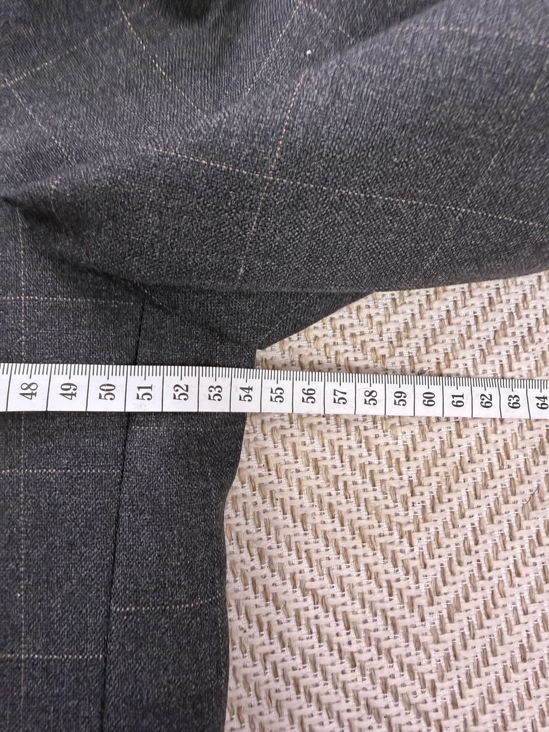 정품) BALMAIN 발망 체크무늬 남성 자켓 100 상품이미지8