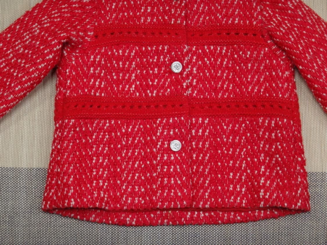 (82-94-160) 타임 TIME 울 실크 혼방 트위드 자켓 상품이미지5