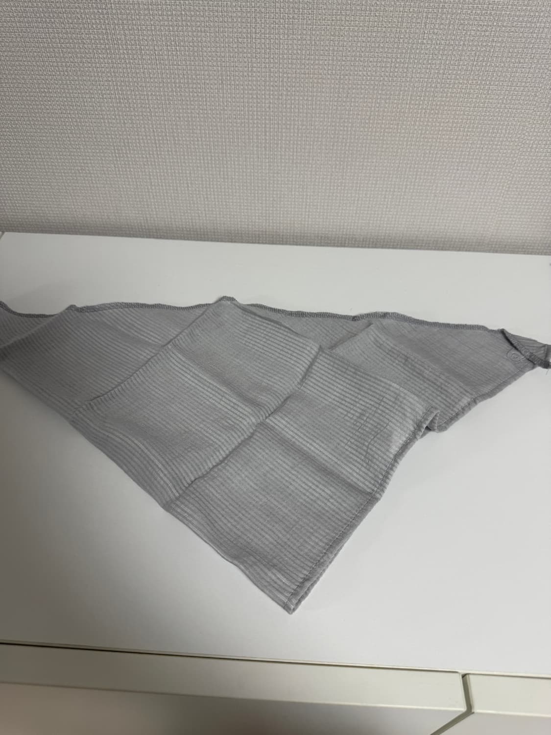 코이세이오 스트라이프 스카프 그레이 상품이미지2