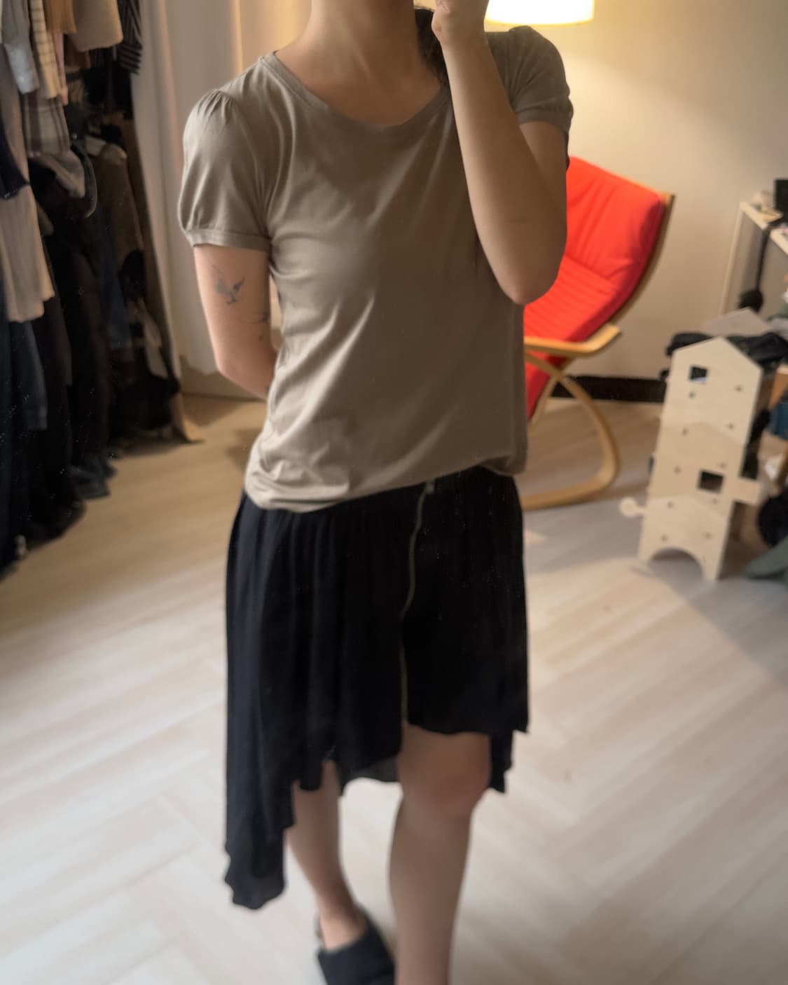Balloon shoulder basic top 상품이미지6