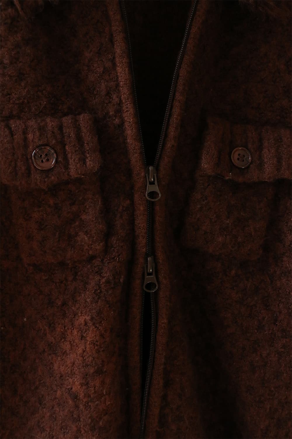 Y2K 퍼 카라 집업 가디건  상품이미지7