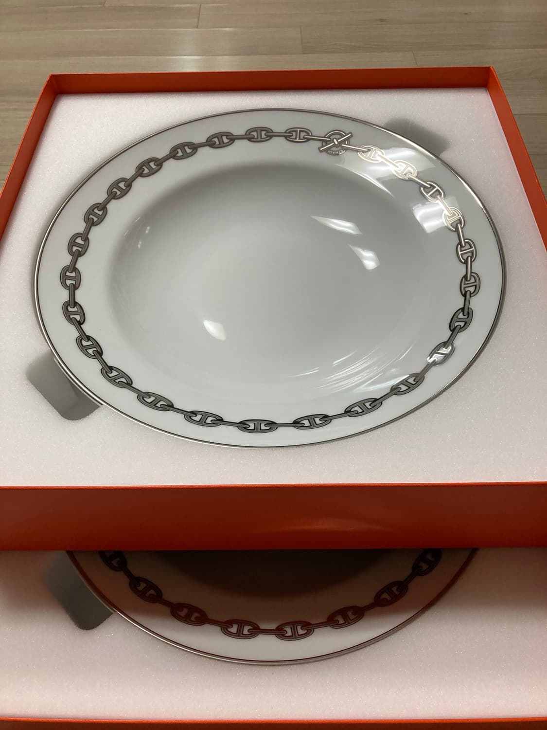 에르메스 샹달 (Chaine D) 플레이트 접시 상품이미지1