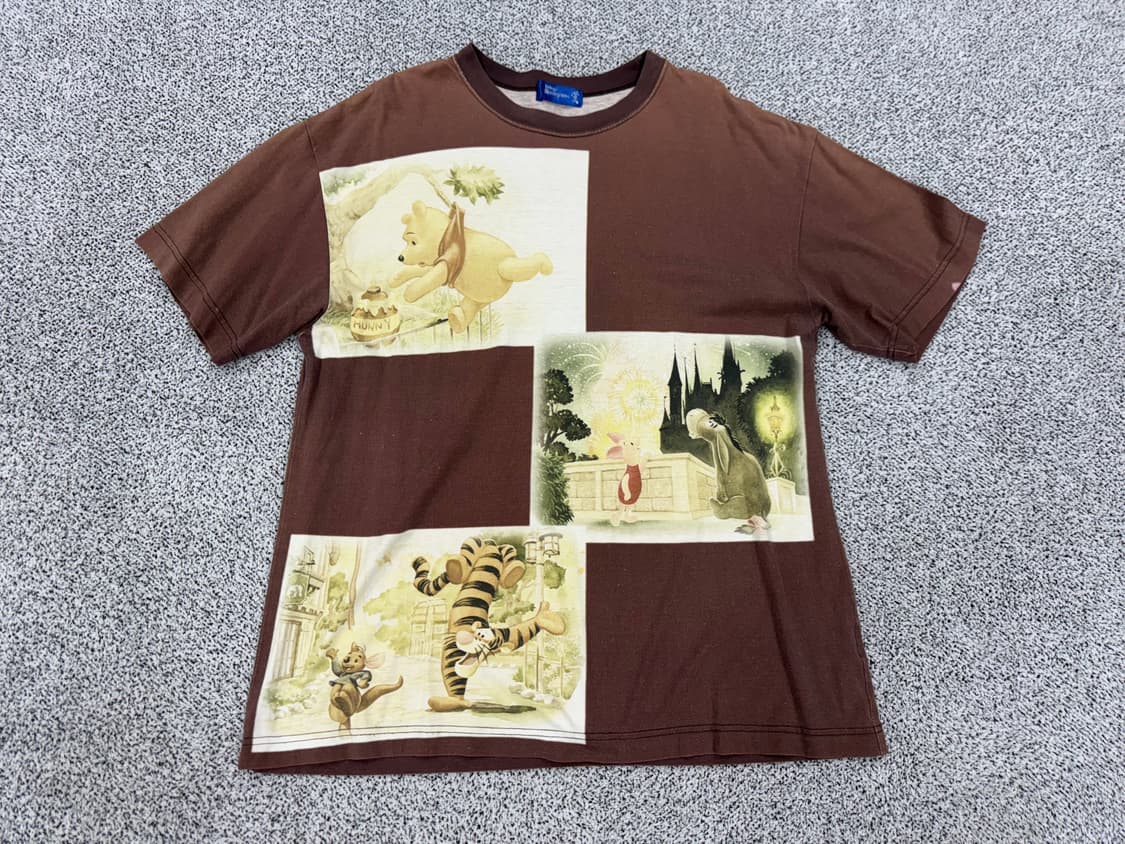 90s 디즈니 POOH 프린팅 티셔츠 상품이미지1