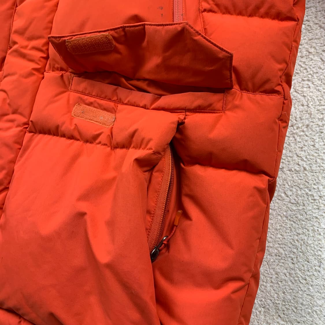 노스페이스 하이벤트 맥머도 구스다운 패딩 파카 오렌지 상품이미지5