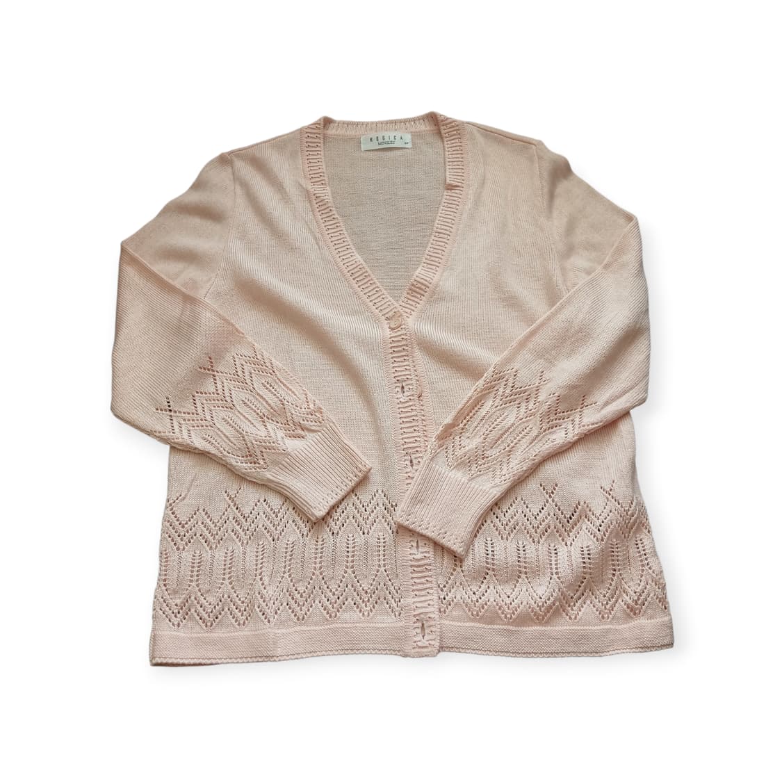 Rogica 모리걸 살구 니트 가디건 상품이미지1