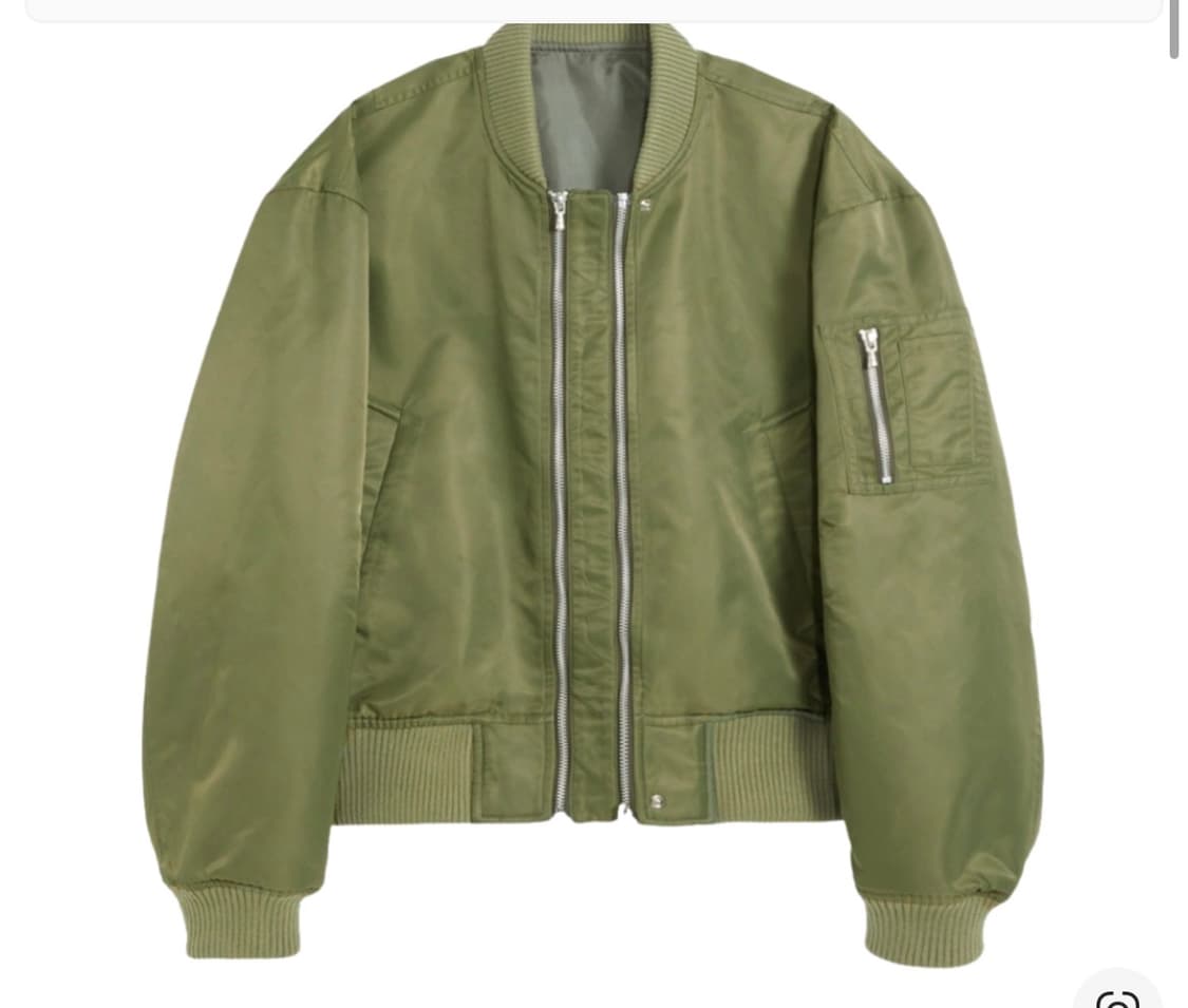 (L, 구매) stu 에스티유 더블웨이 쇼트 봄버 카키 상품이미지1