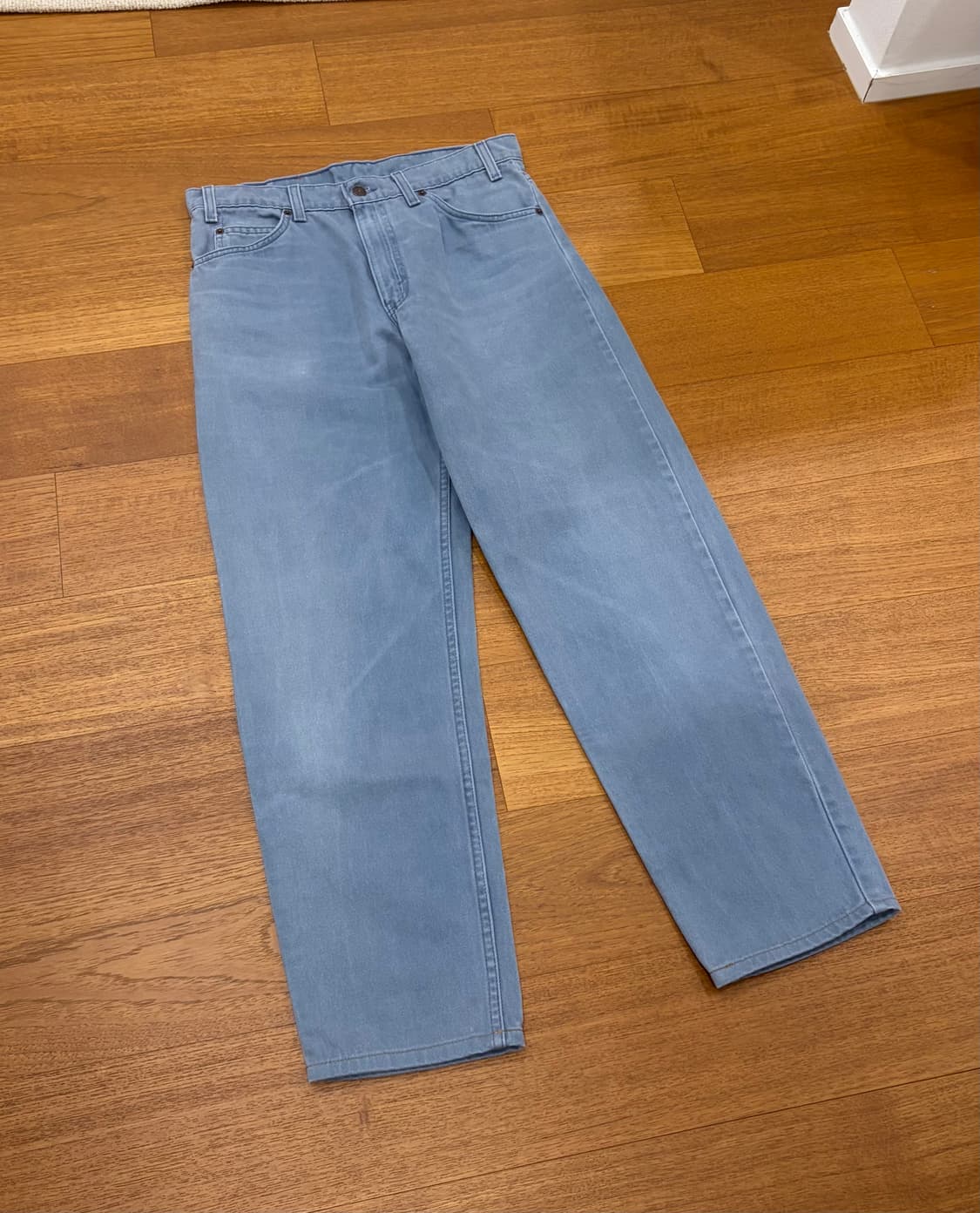 [33] 리바이스 550 오렌지탭 연청 그레이 데님 팬츠 상품이미지1