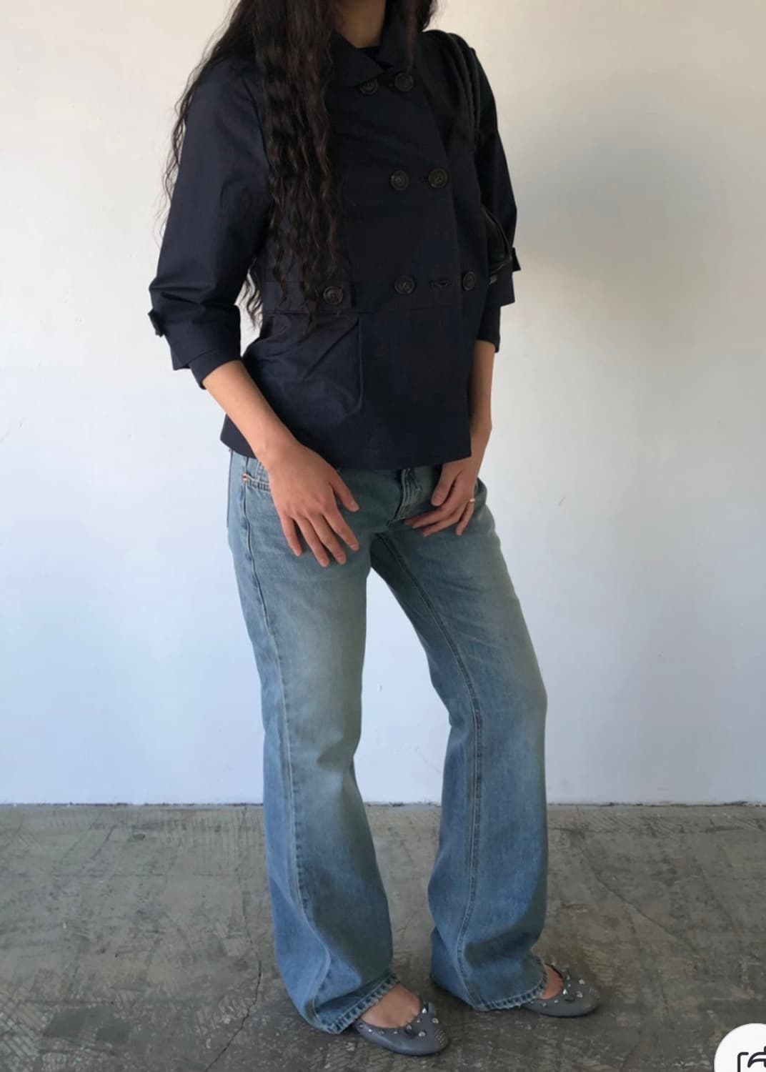 띵즈앤스터프 칠부 트렌치 자켓 상품이미지4