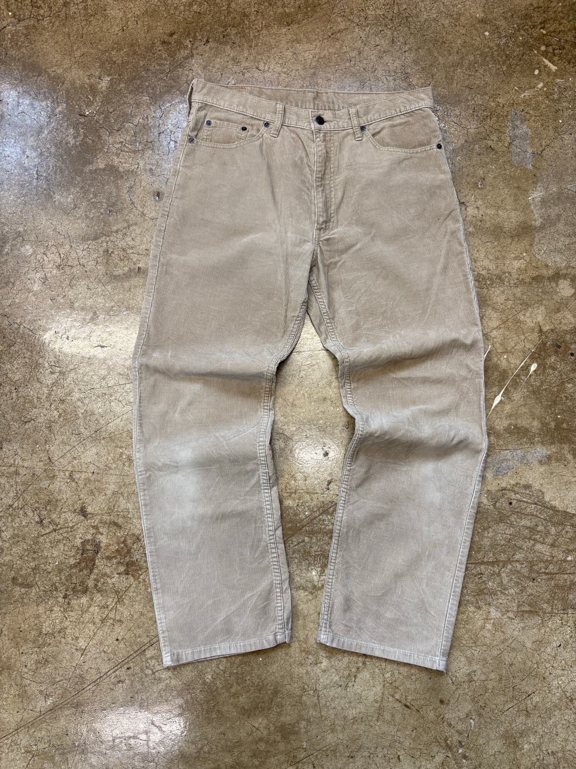 90s 93년 생산 화이트탭 코듀로이 리바이스 상품이미지3