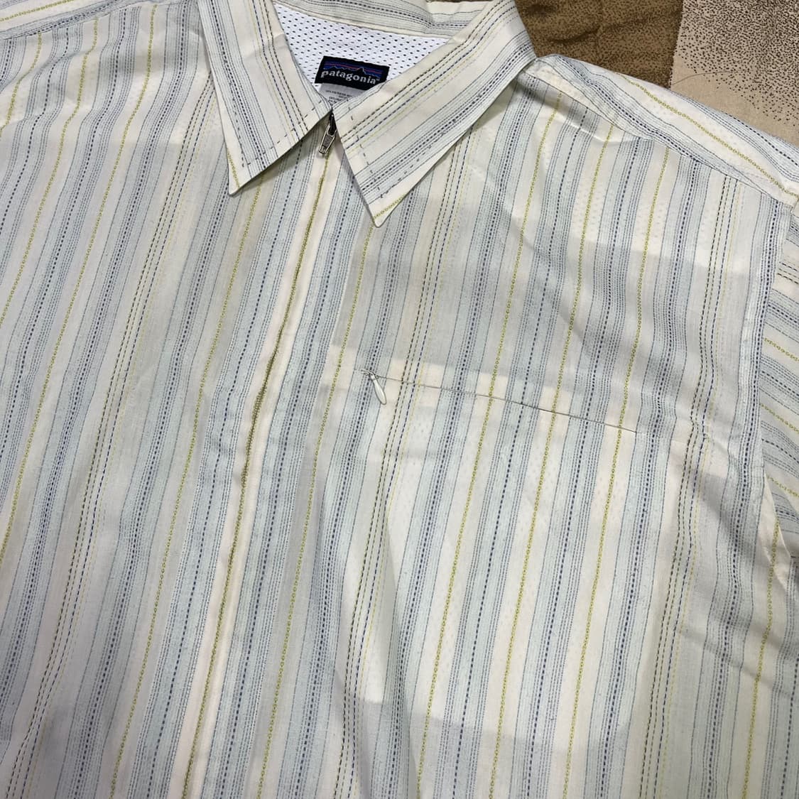 Rare) 올드 파타고니아 리듬 셔츠 레몬 XL 상품이미지3