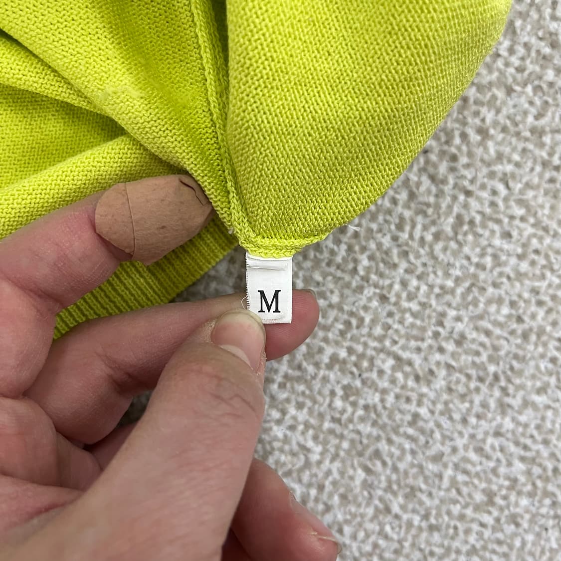 실측확인 빈티지 오픈카라 반팔 니트 0225M2 상품이미지2