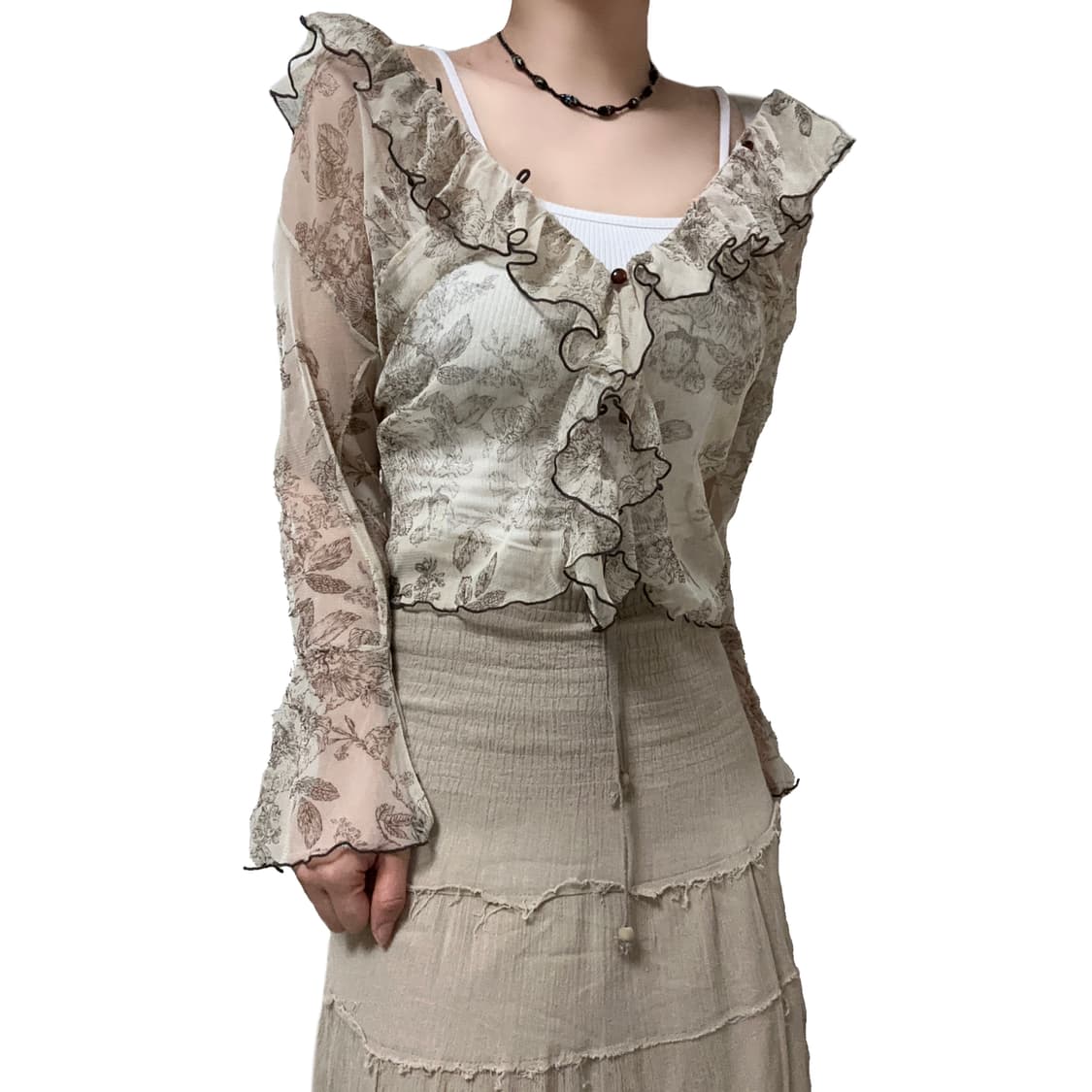 Blouse cardigan  상품이미지1