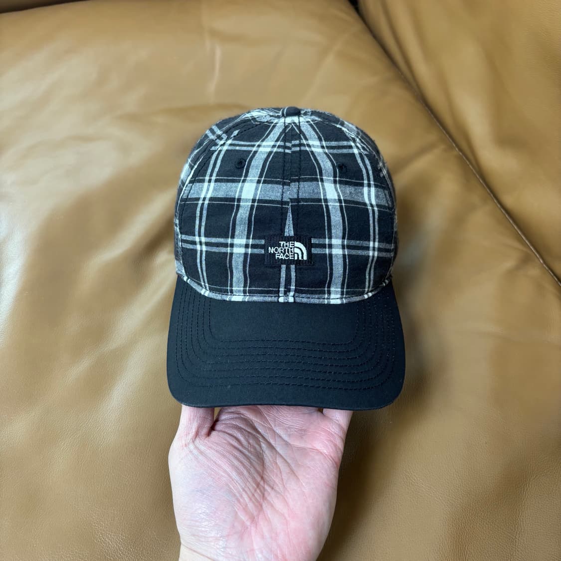 나나미카 노스페이스 퍼플라벨 6패널 볼캡 모자 체크 상품이미지2