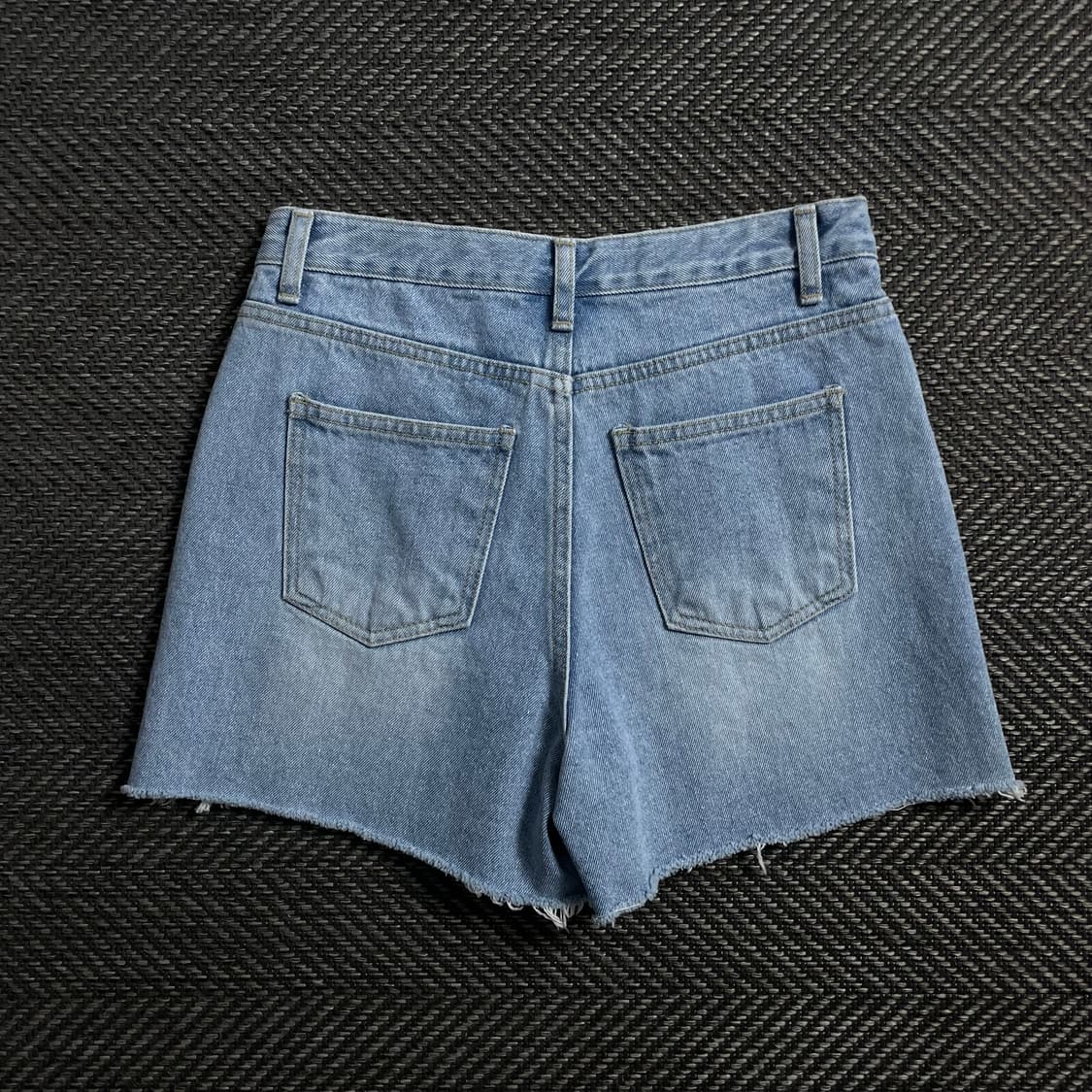 빈티지 우먼스 커팅 데님 숏 팬츠o 4090 상품이미지4