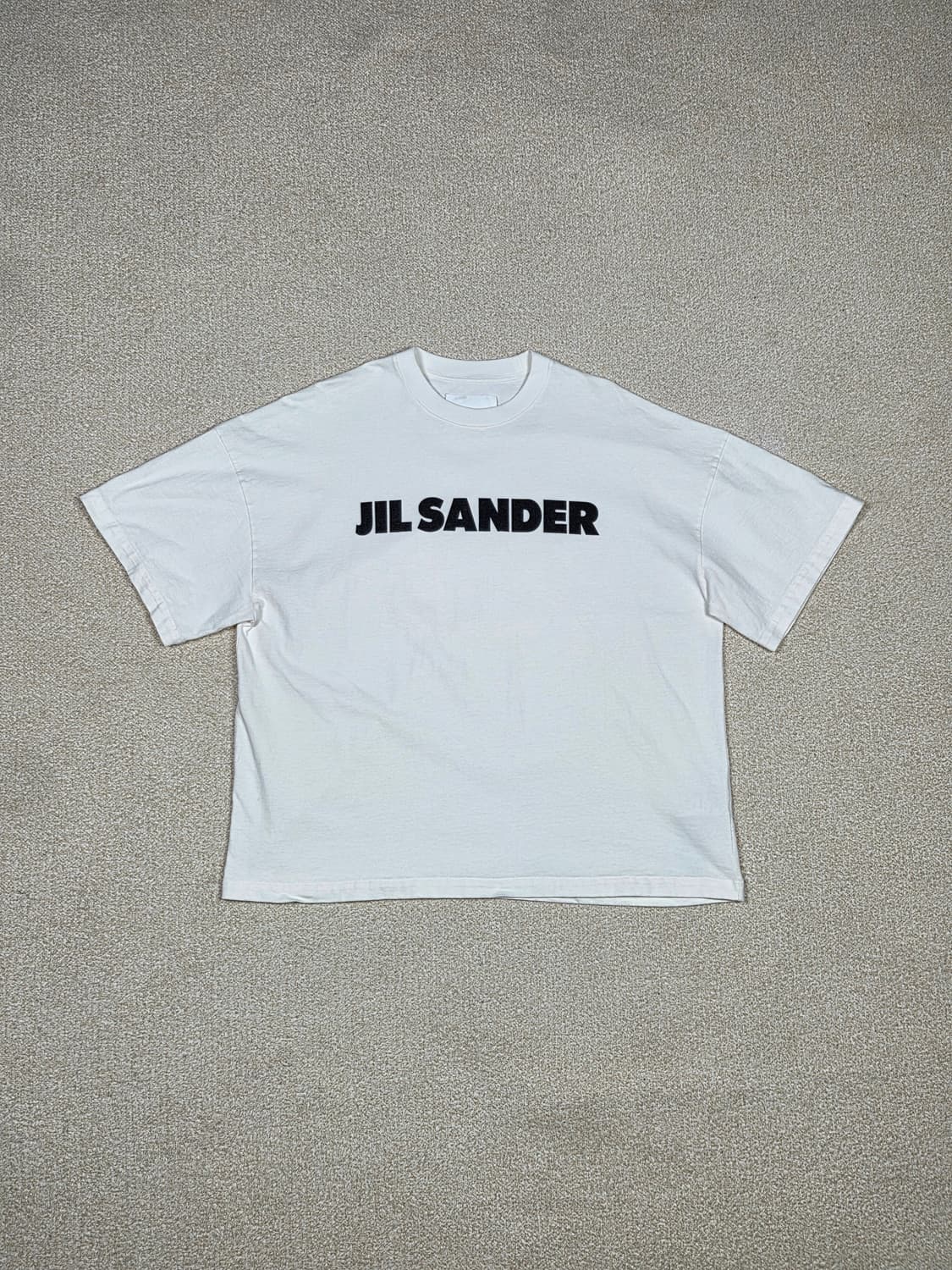 [질샌더] 로고 프린트 오버사이즈 반팔 티셔츠 | S00064 상품이미지1