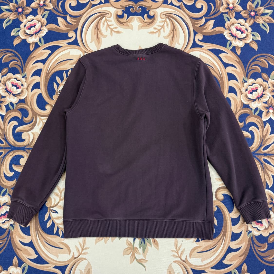 (XXL)올젠 OLZEN 올리버 엠브로이드 맨투맨 상품이미지5