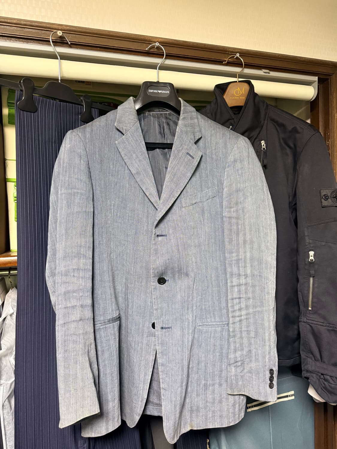 조르지오 아르마니 꼴레지오니 린넨 자켓 상품이미지1