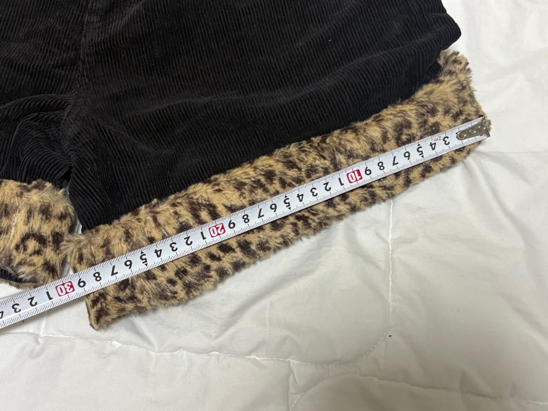 일본빈티지 레오파드 오네갸루숏팬츠 상품이미지6