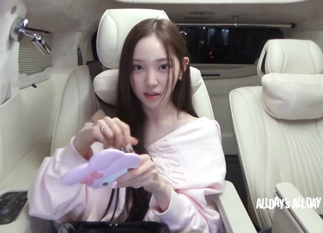 [택달린 새상품] GLOWNY 글로니 조던 후드집업 베이비 핑크 상품이미지3