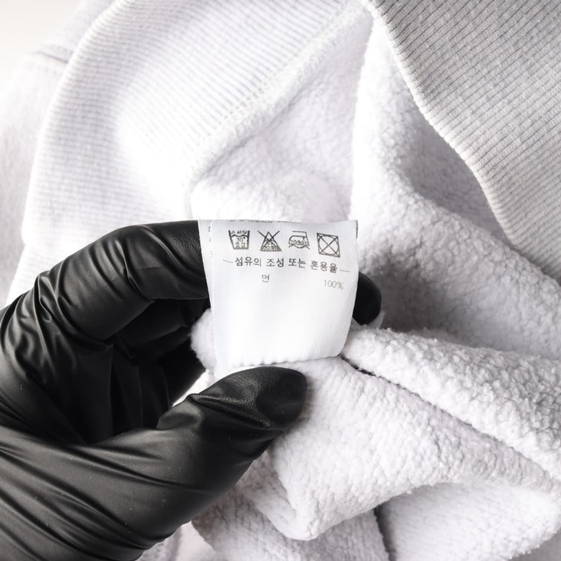 스컬프터 로고 오버핏 후드티 멜란지 그레이 M 상품이미지6