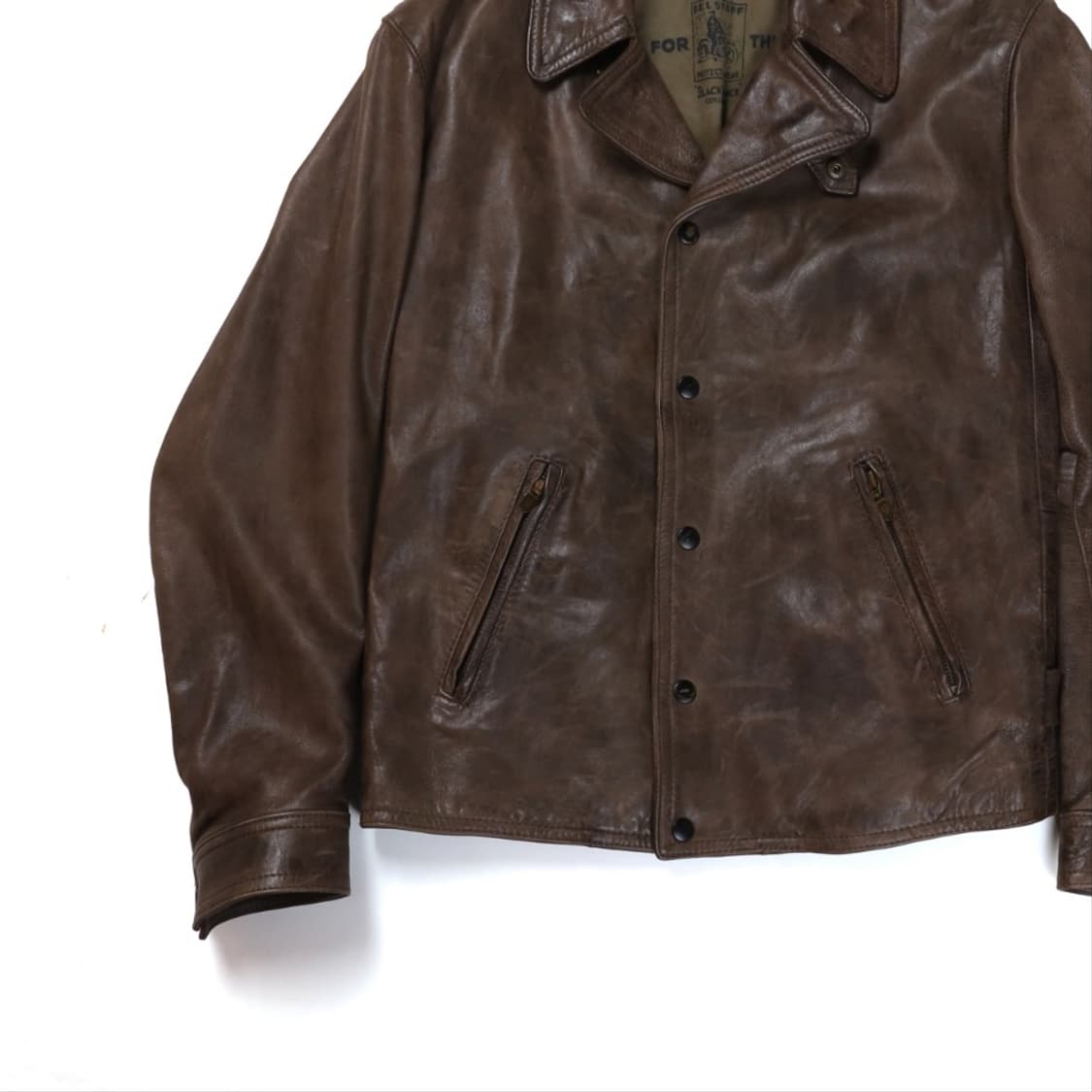 Belstaff Black Leather Rider Jacket 상품이미지3
