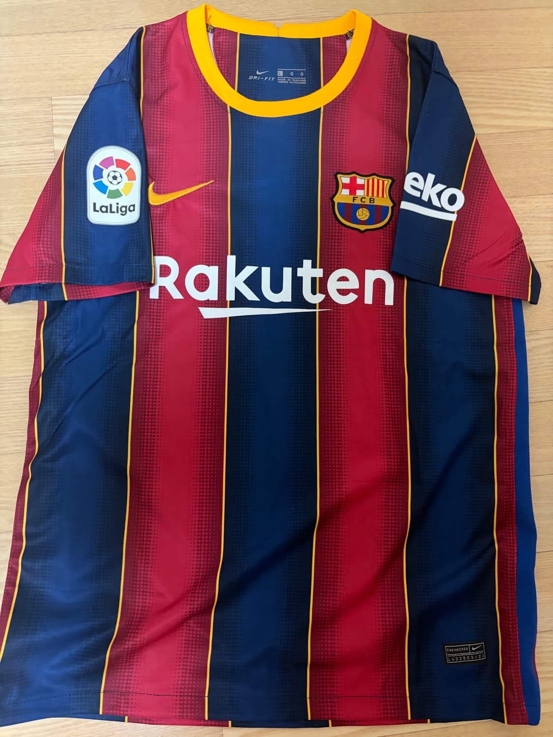 바르셀로나 20/21 홈 프랭키 더용 유니폼 상품이미지1