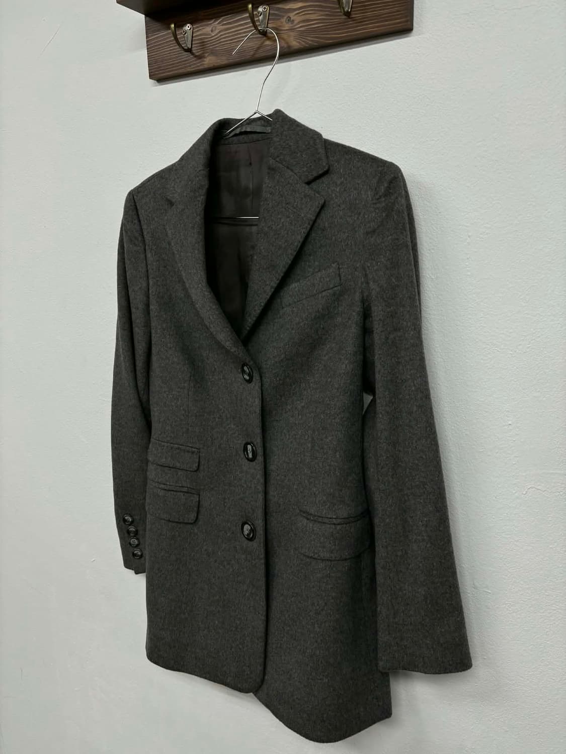 [40] Cantarelli 칸타렐리 캐시미어 100% 울 3버튼 테일러 상품이미지3