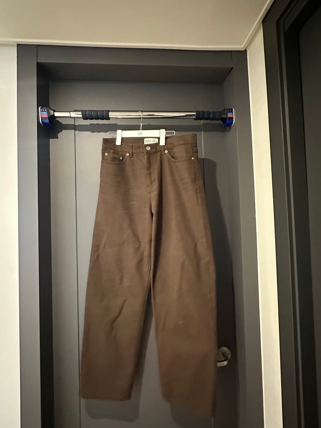 렉토 25 ss 레귤러 핏 브라운 데님 (M) 상품이미지1