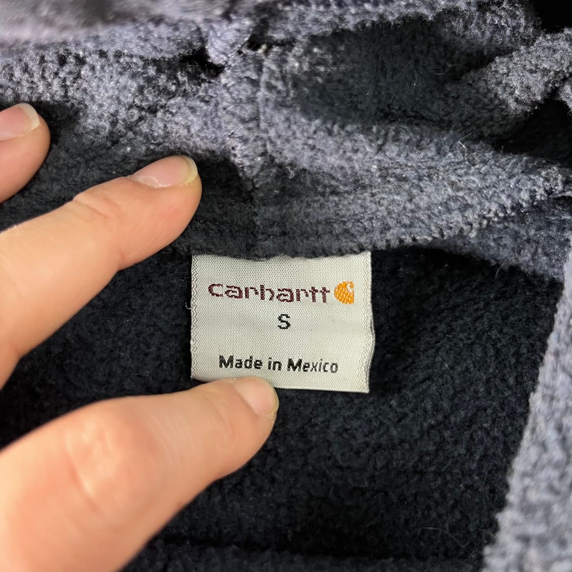 100 칼하트 wip 네이비 후드티  상품이미지2