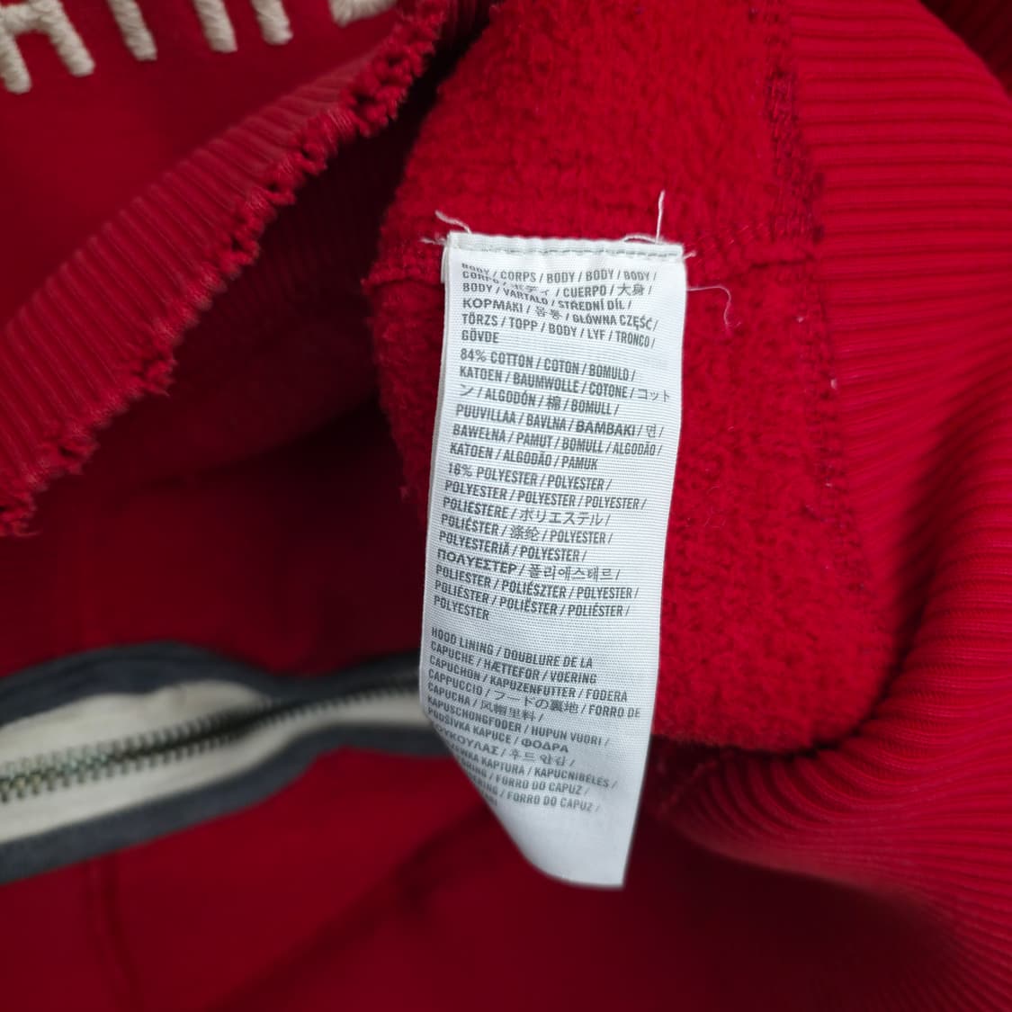 [S] 아베크롬비 레드 후드집업 상품이미지6