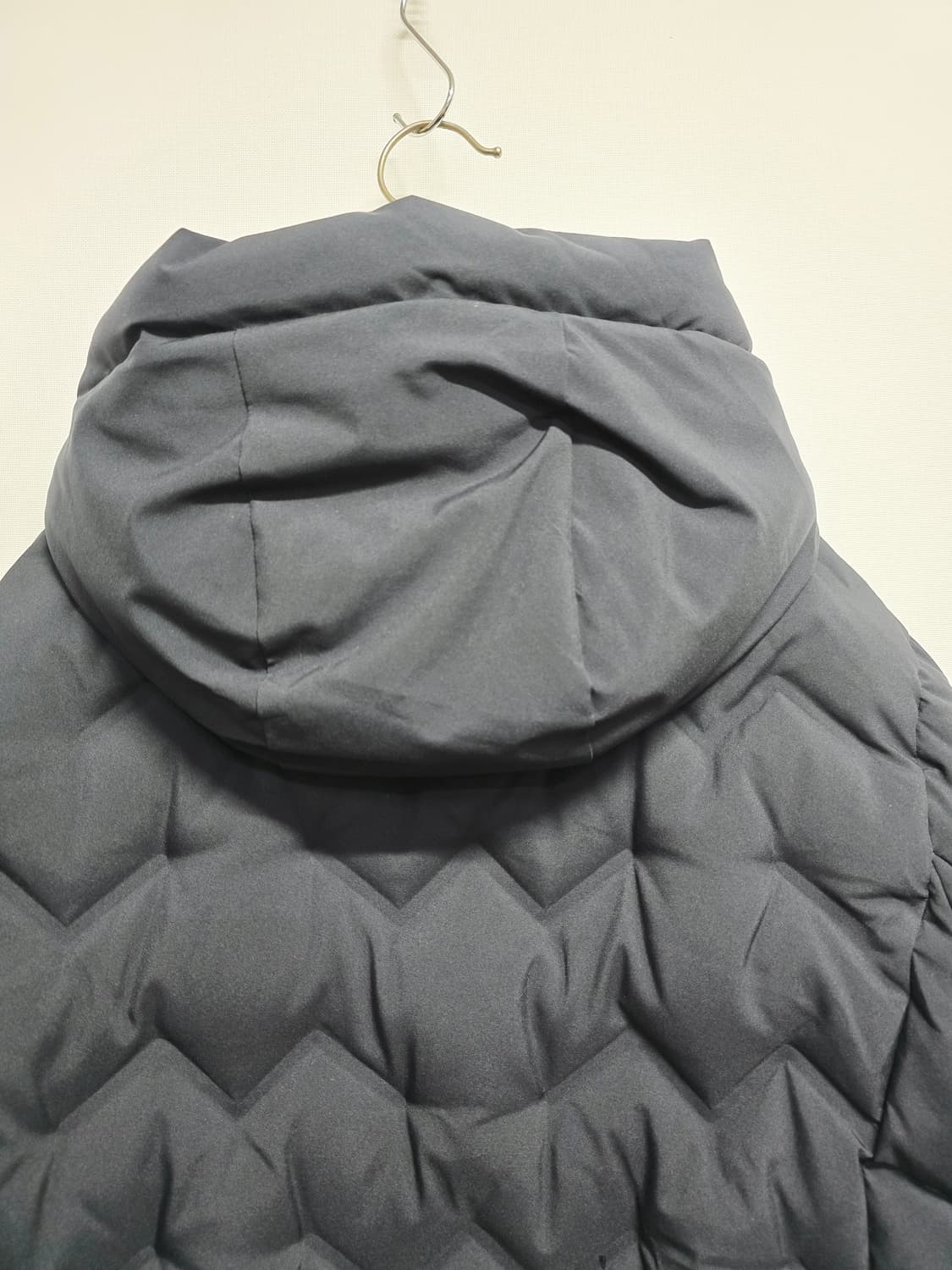 프로월드컵 PWX 헤링본 롱패딩 네이비 여성105 상품이미지5