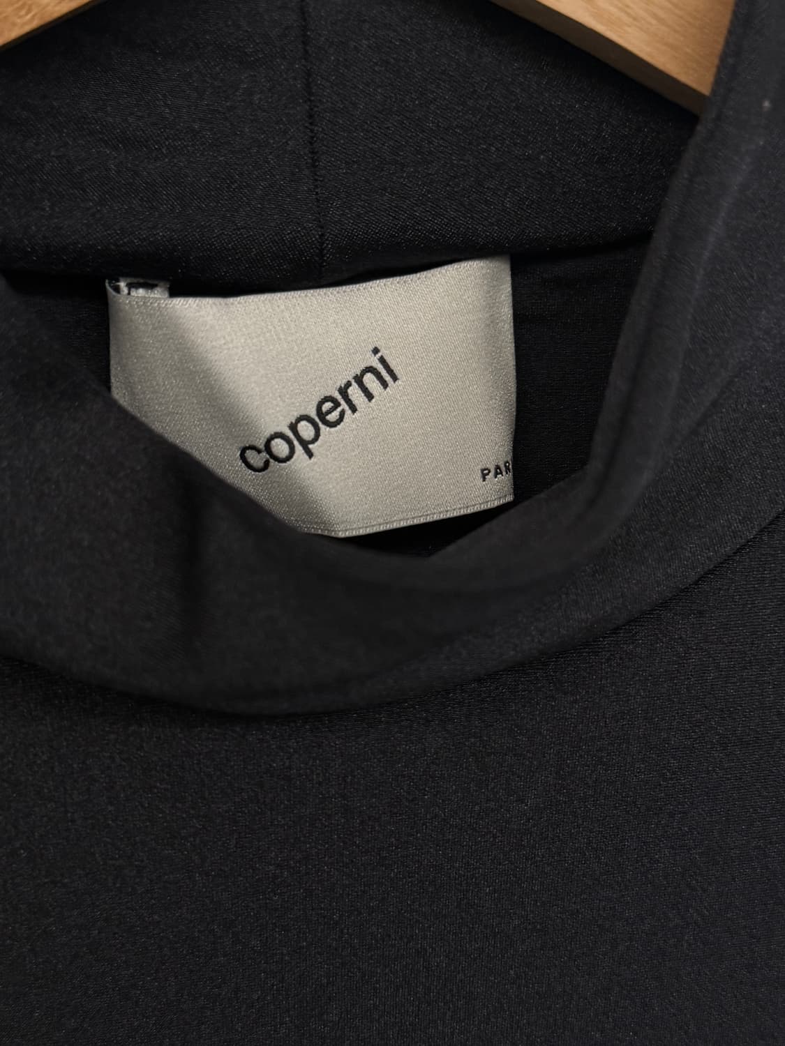 코페르니 하이넥 져지티셔츠 블랙 상품이미지4