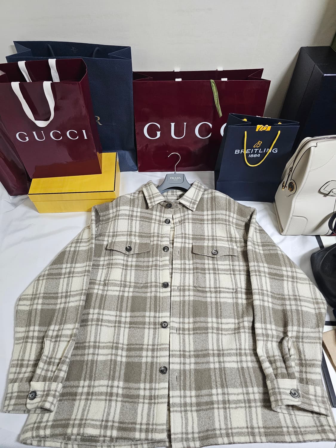 아미 체크셔츠자켓 팝니다 상품이미지1