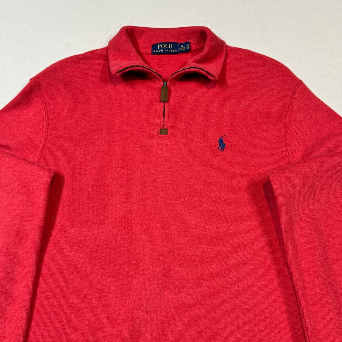 M) 폴로 랄프로렌 반집업 풀오버 코튼 니트 상품이미지3