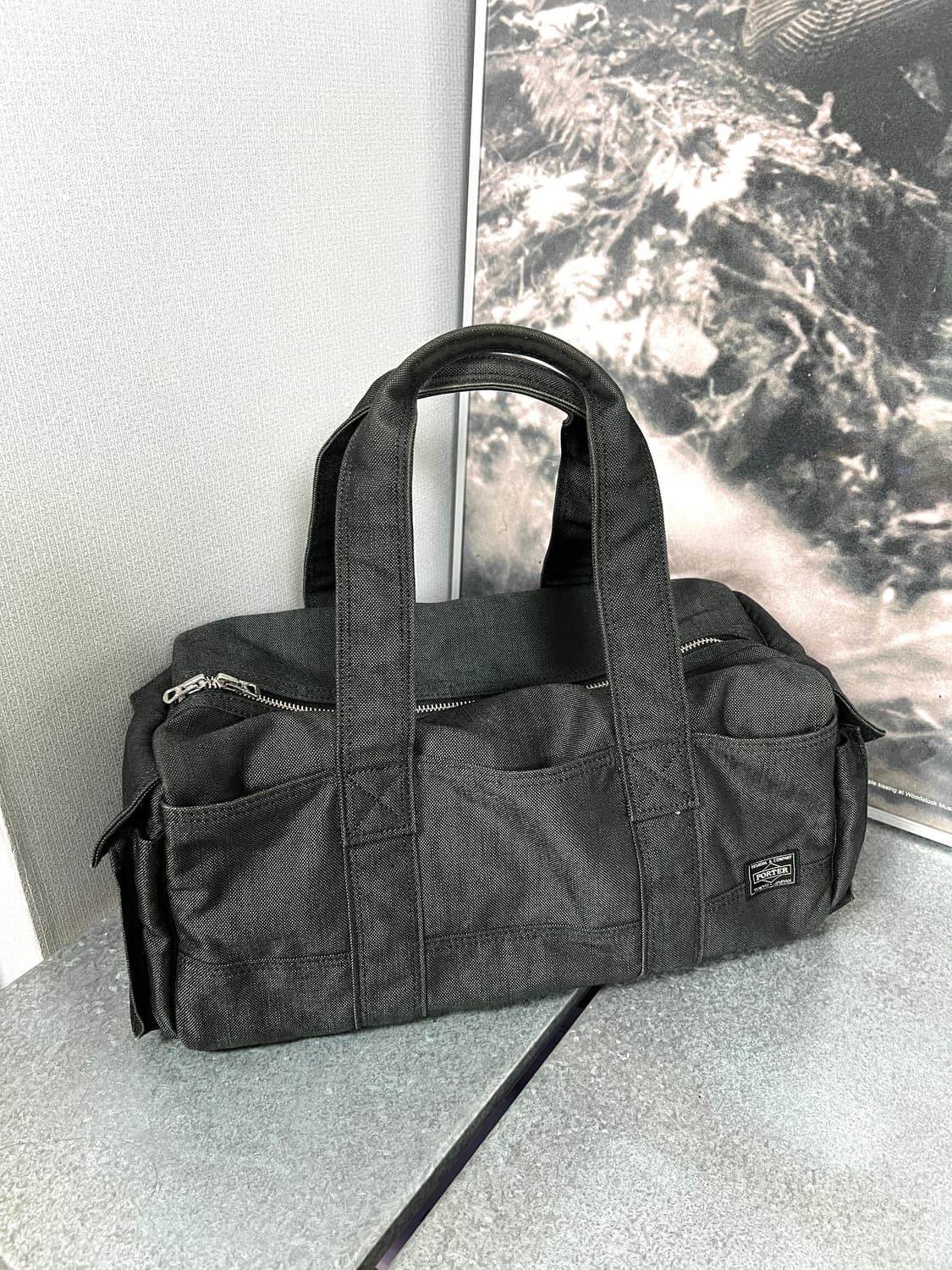 PORTER SMOKY-BOSTON BAG L (Black) 상품이미지3