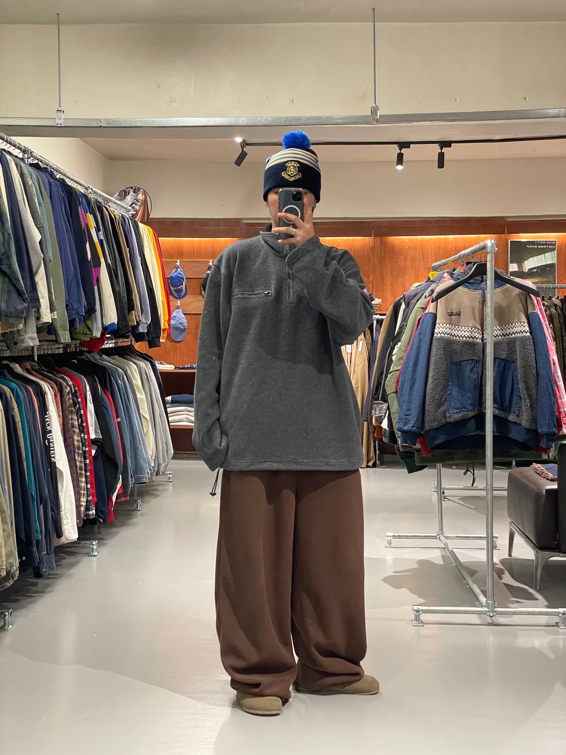 IZOD 플리스 반집업 상품이미지2