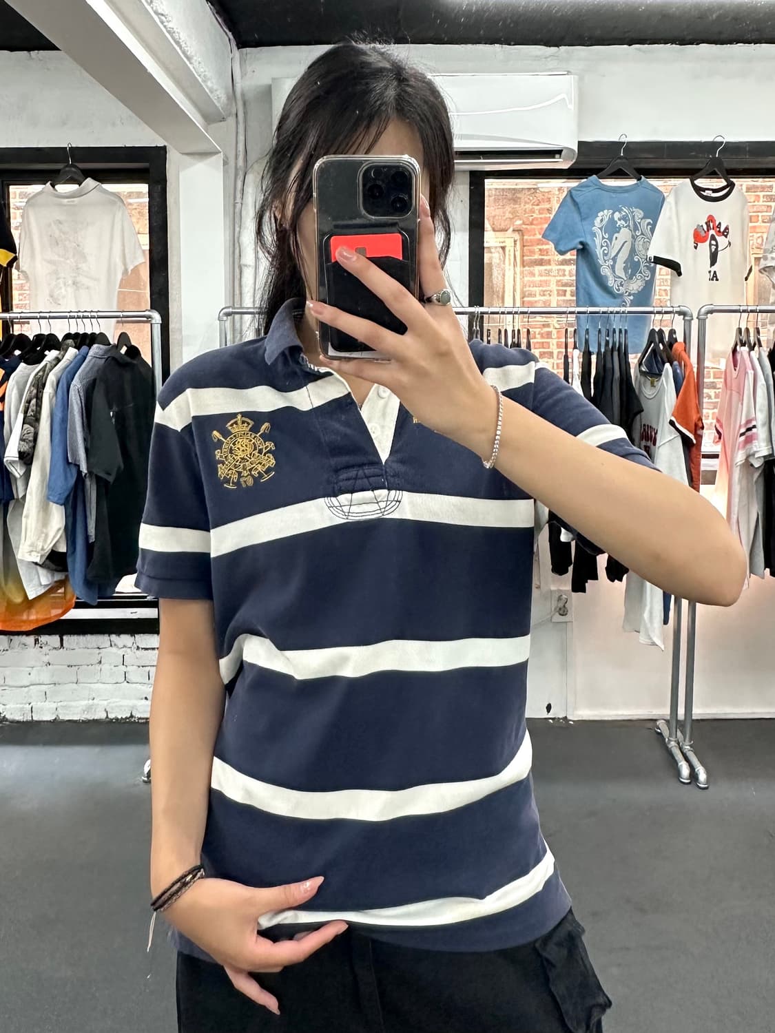 폴로 랄프로렌 스트라이프 PK 티셔츠 상품이미지1