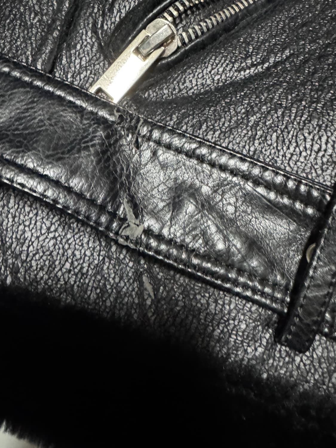 자라 ZARA 우먼 뽀글이 카라 무스탕 자켓 M 상품이미지6