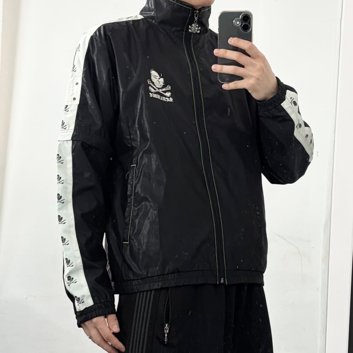 Real Race 컨버터블 스컬 윈드브레이커 자켓 상품이미지3