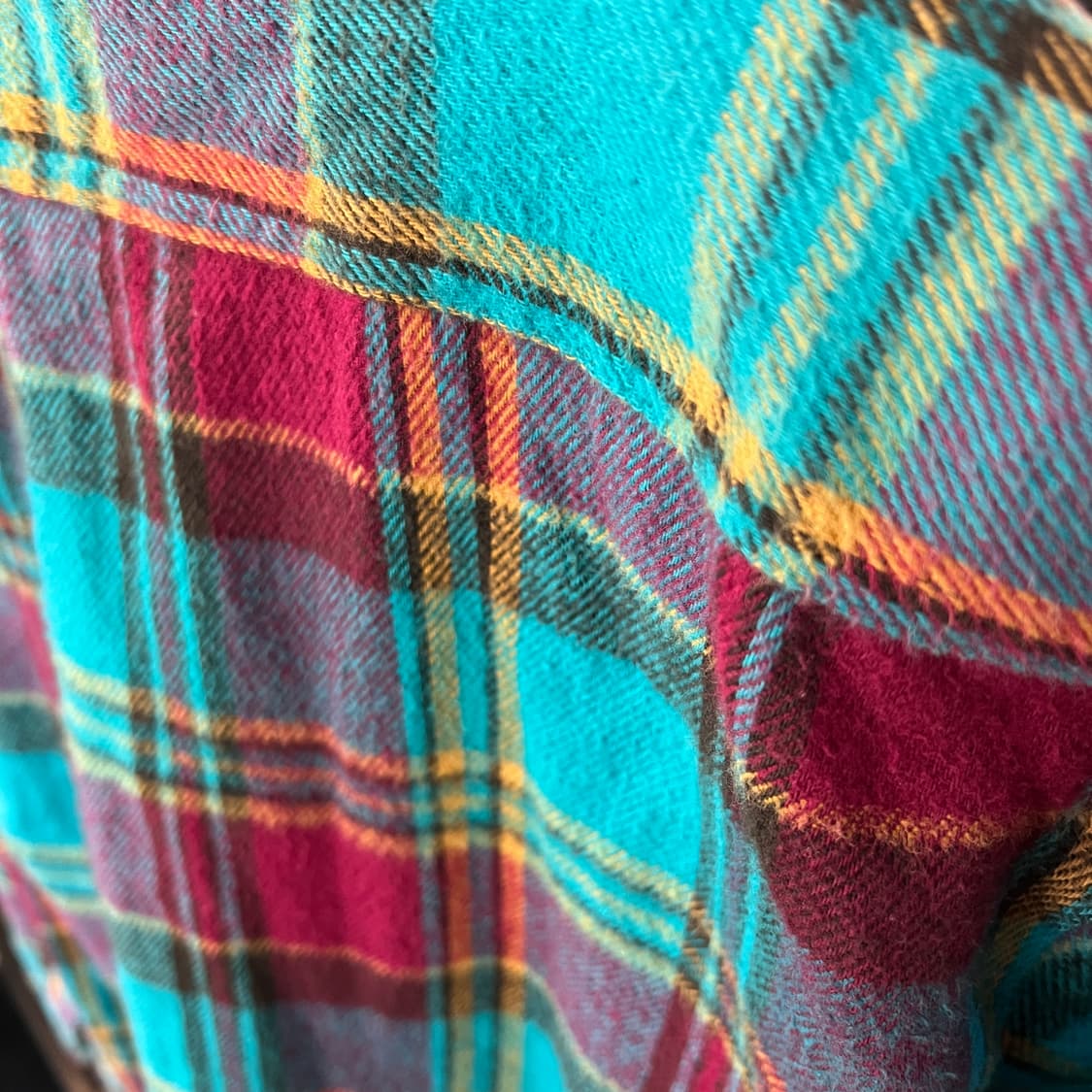 [M] 90s 반 헤우젠 플란넬셔츠  상품이미지6