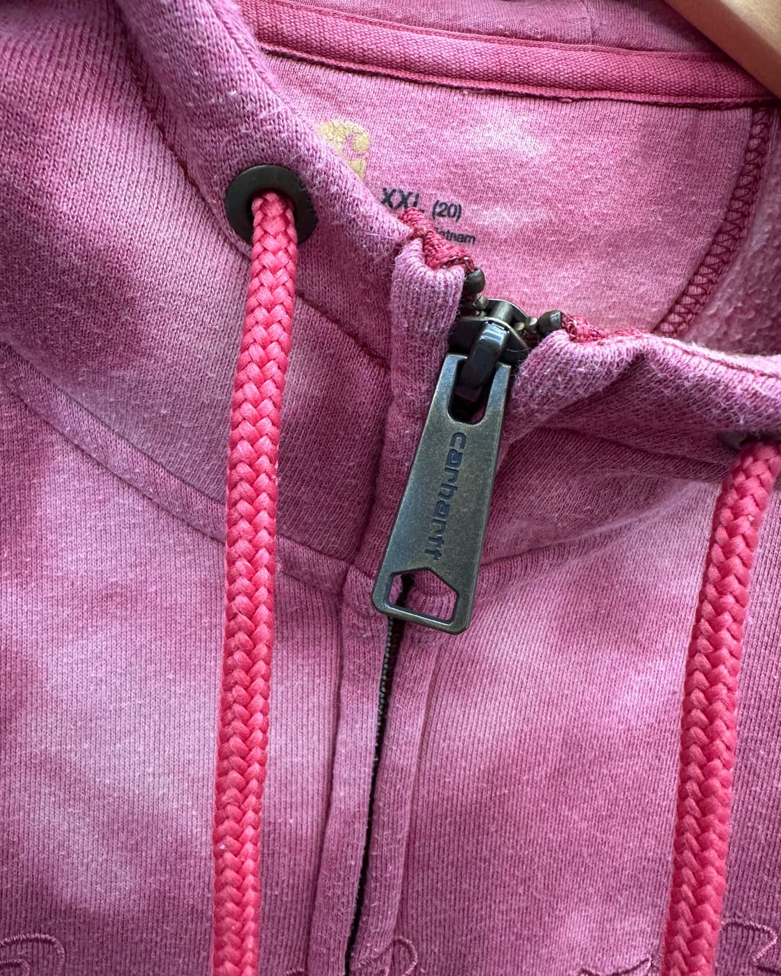 (WOMEN)칼하트 크롭 후드-M1388 상품이미지4