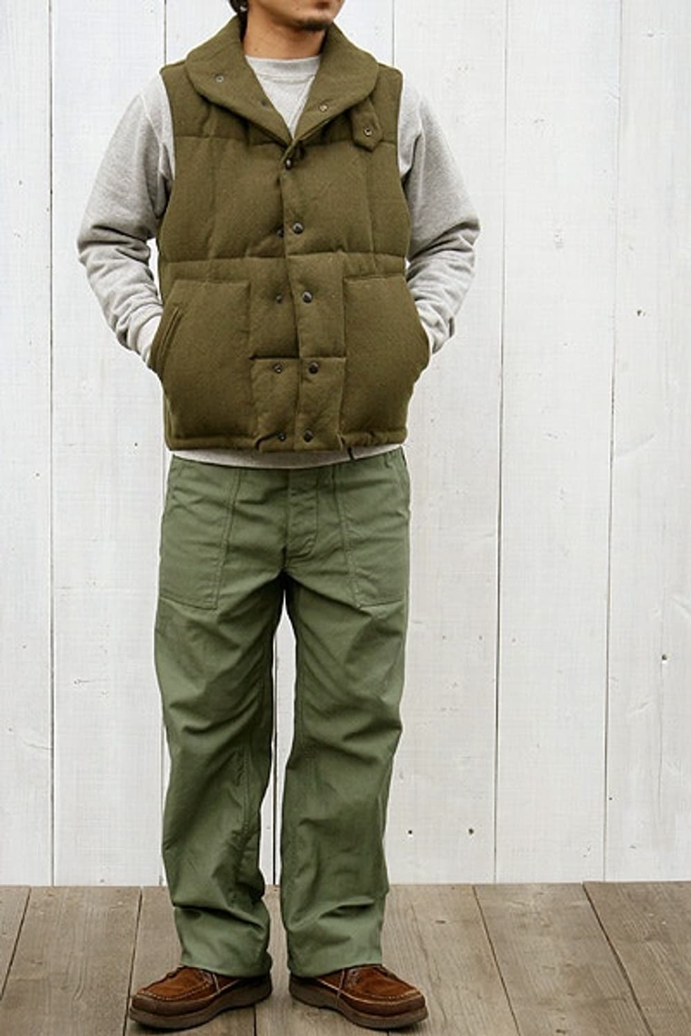 엔지니어드 가먼츠 울 구스다운 베스트 상품이미지6