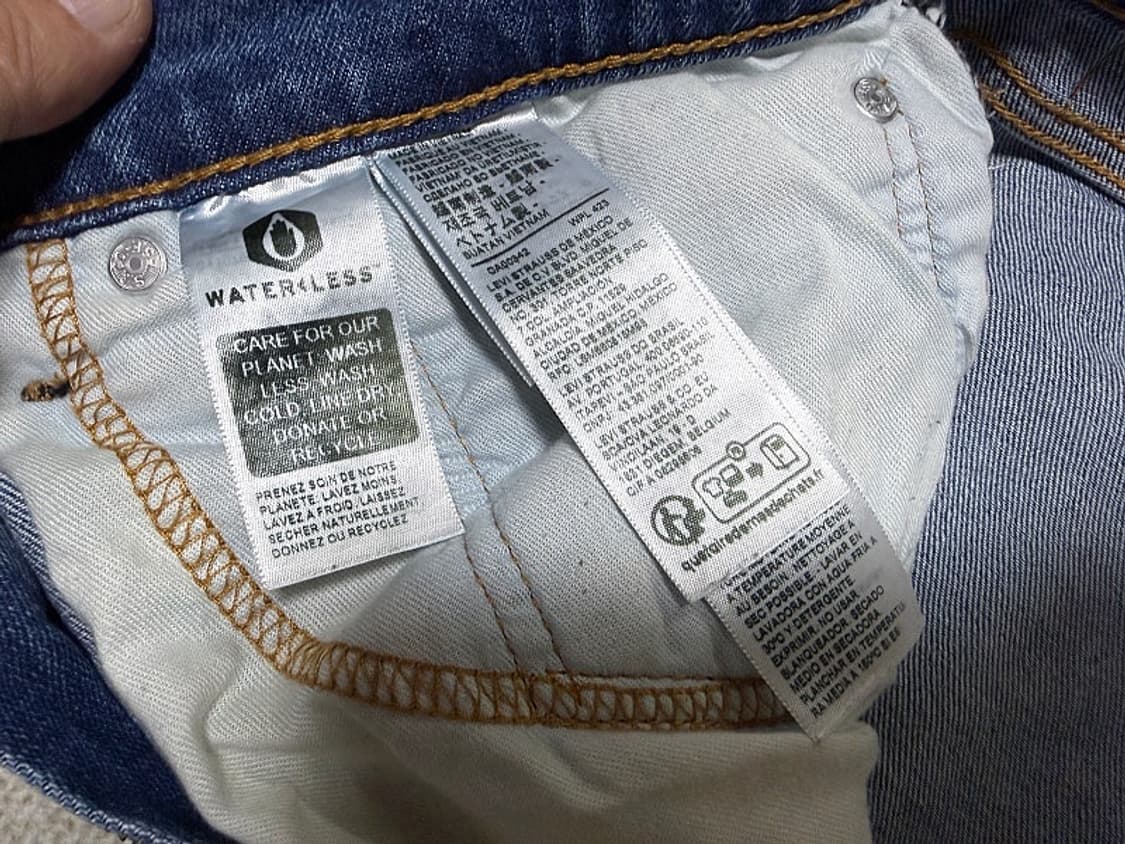 리바이스 502 청바지 남성용 34인치 상품이미지6