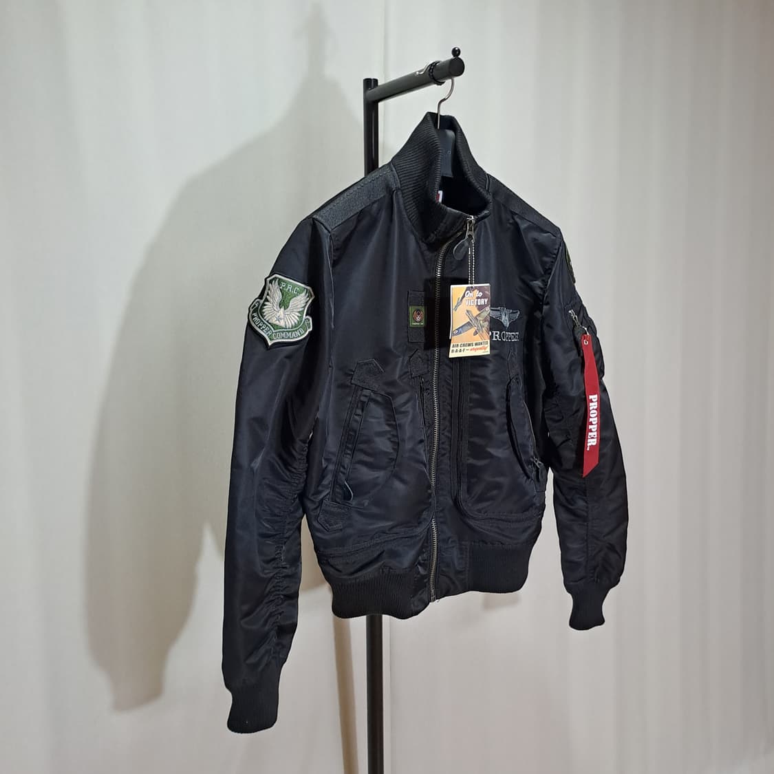 (새제품) 프로퍼 블랙 항공점퍼 L B514 상품이미지3