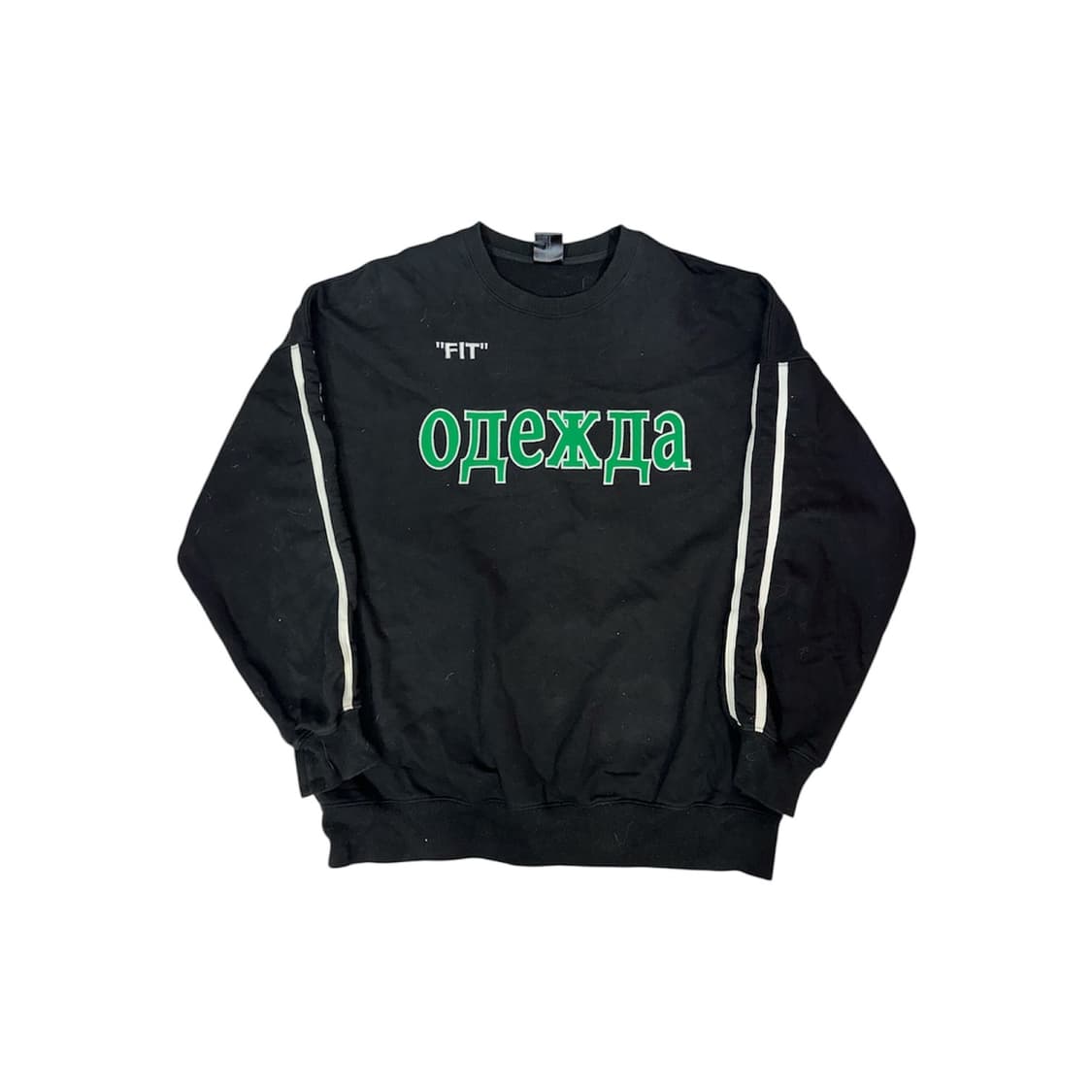 빈티지 블랙 오버핏 사이드 포인트 맨투맨 M 상품이미지5