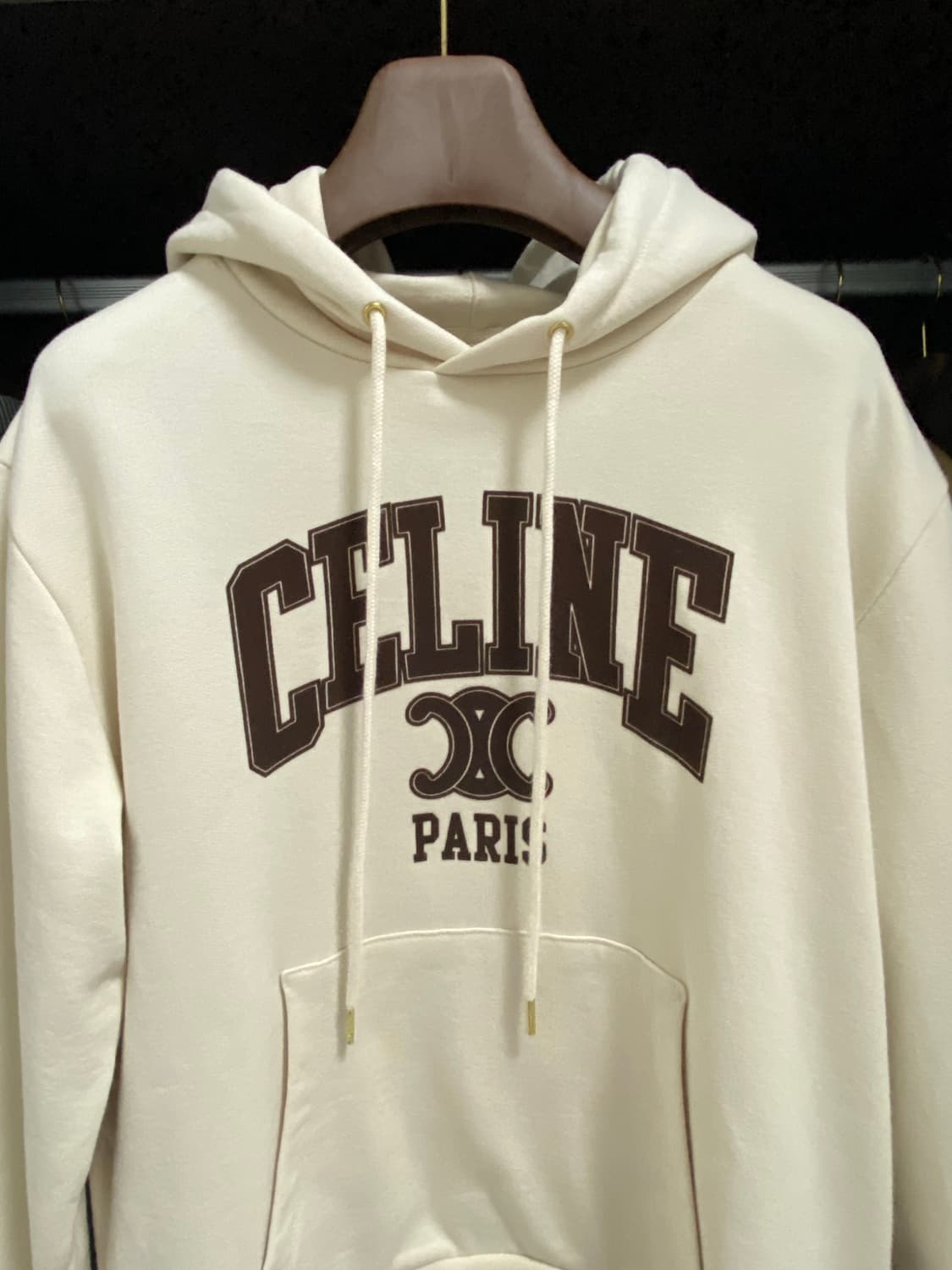 셀린느(CELINE) 코튼 플리스 오버사이즈 후드(L Size) 상품이미지4