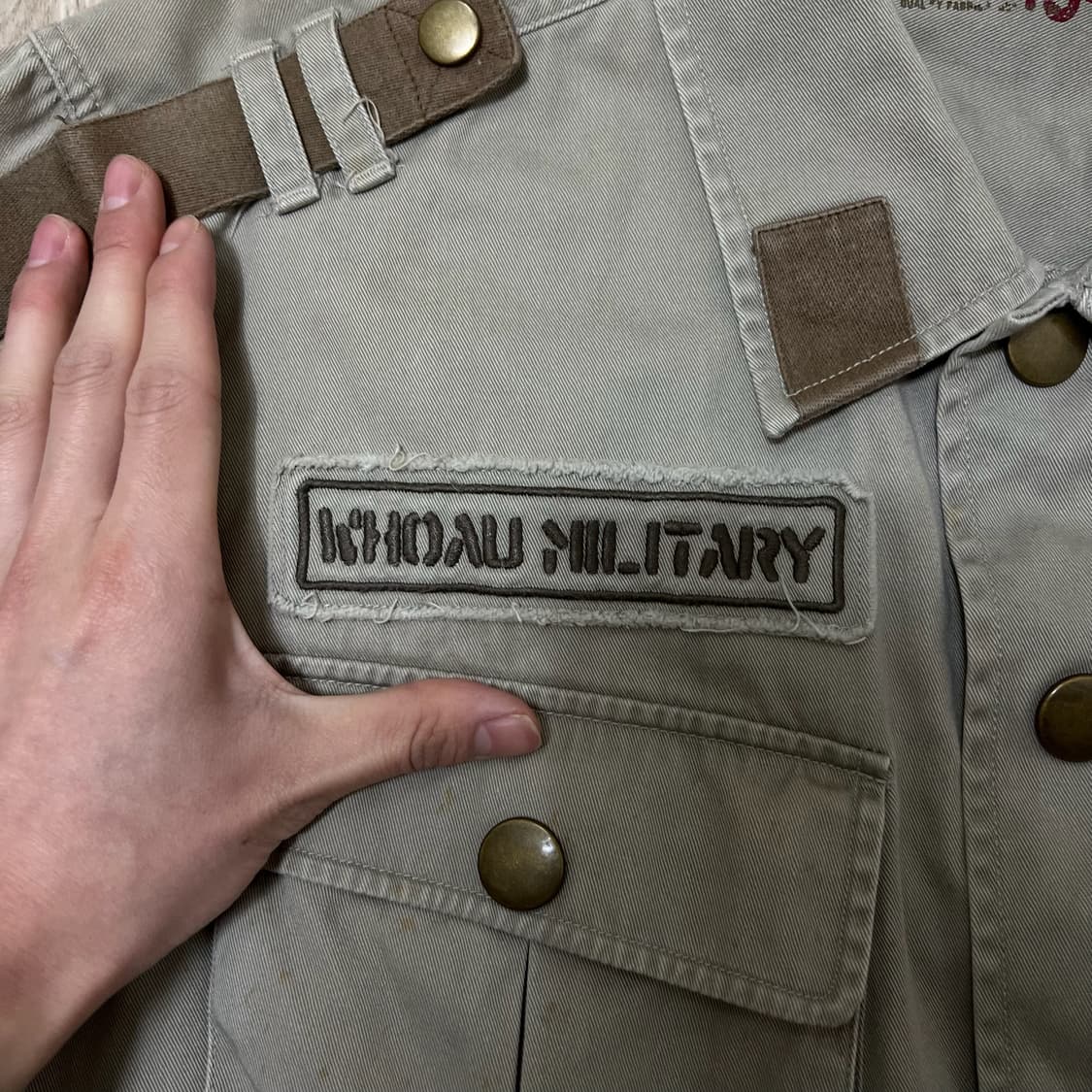 후아유 밀리터리 포켓 야상 자켓 M/95  상품이미지4